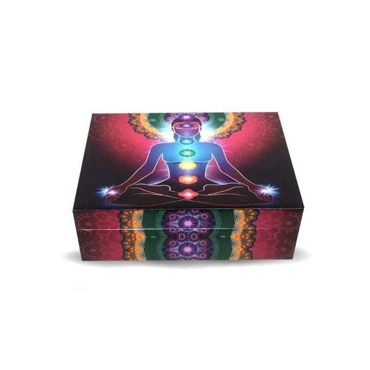 cassetta legno 7 chakra – 15cm x 10cm