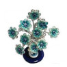 árvore da riqueza – peônia azul – 10 flores