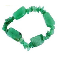 bracciale quarzo verde – 4 pietre