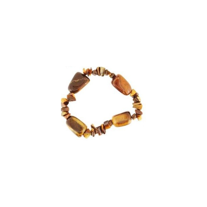 bracciale occhio del tigre – 4 pietre