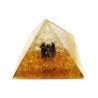 pirâmide orgonite citrino e quartzo – 4 x 4