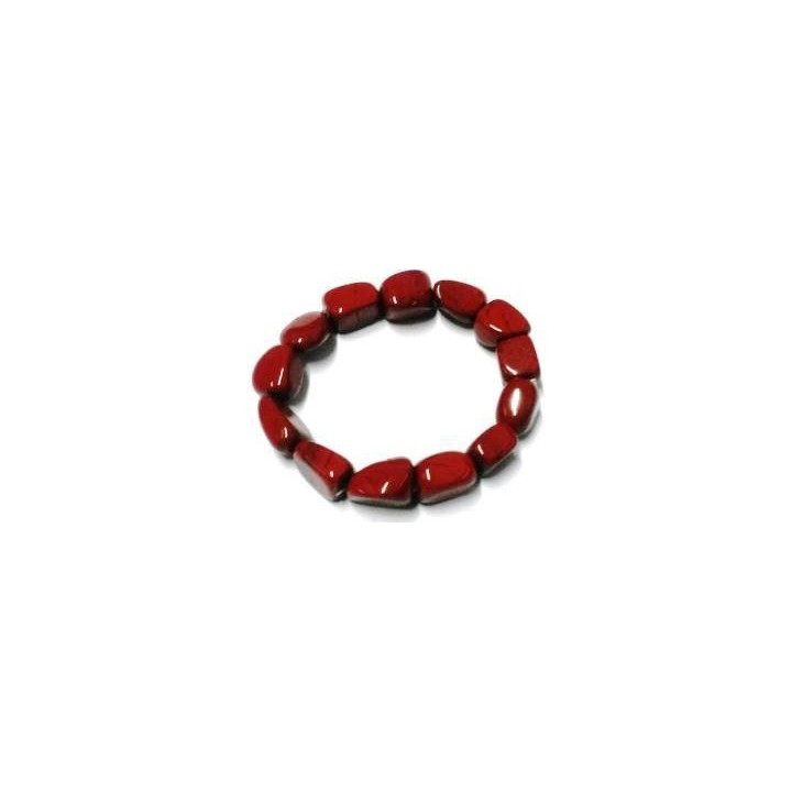 bracciale giaspello rosso – pietre
