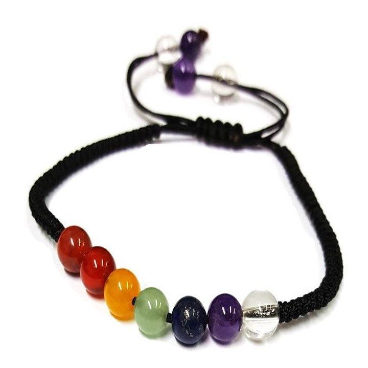 bracciale 7 chakra – piccole sfere