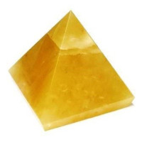 piramide quarzo giallo