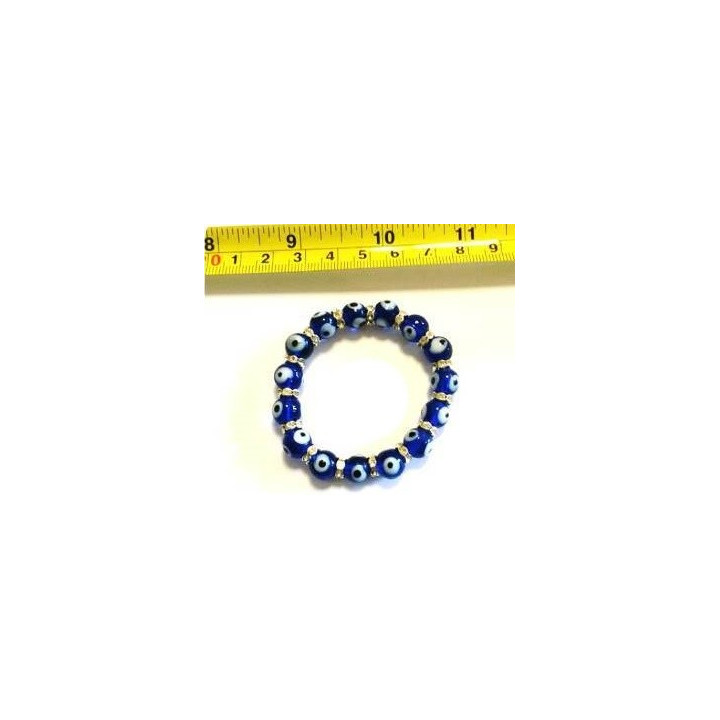 bracciale occhio turco – blu e brillanti