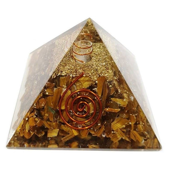 piramide orgonite occhio tigre – 7 x 7