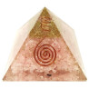 pirâmide orgonite quartzo rosa – 7 x 7