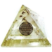 piramide orgonite selenite – 7 x 7