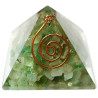 pirâmide orgonite quartzo verde – 4 x 4