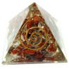 pirâmide orgonite jaspe e quartzo – 4 x 4