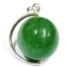 quartzo verde pingente – bola