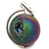 titanium aura pingente – bola (arco-iris aura)
