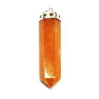 cristallo arancio pendente