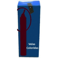 caixa de 20 velas castanhas (20×20)