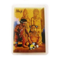 cartolina degli orixà - ibeji (bambini)