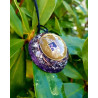 Orgonite - Pendente com colar - Moeda Feng Shui