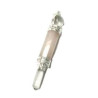 bastão de poder pequeno – quartzo rosa (pingente)