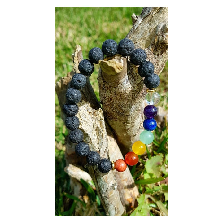 Bracciale Vulcanico dei 7 Chakra