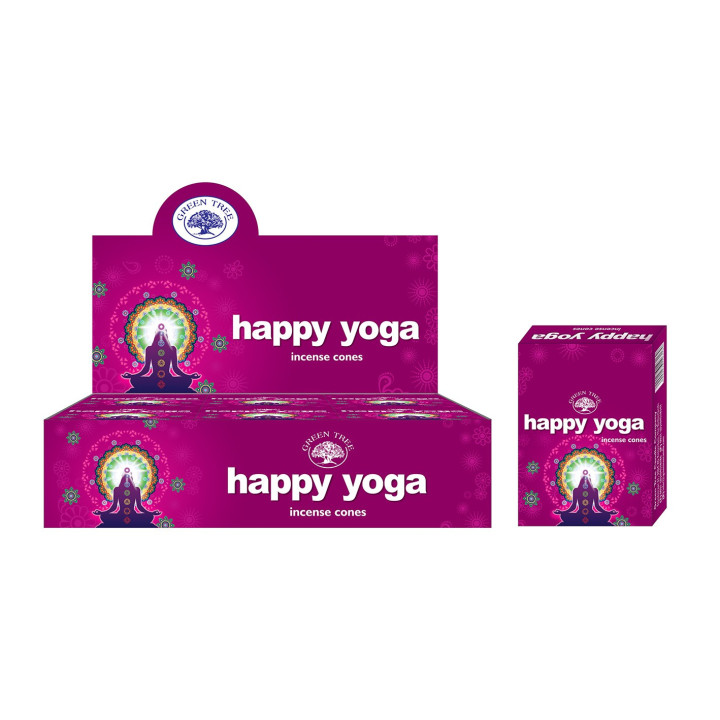 Incenso Coni Happy Yoga - Green Tree