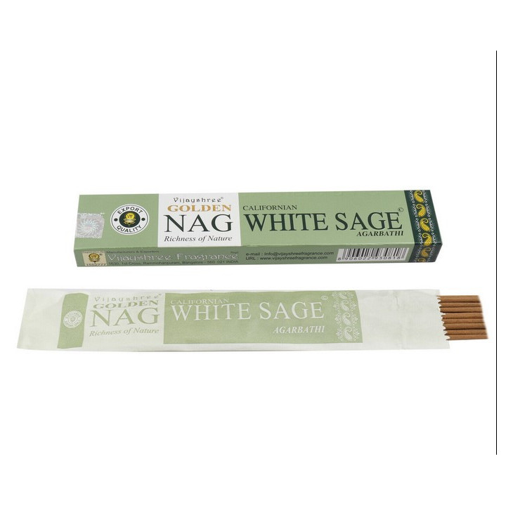 Incenso Golden White Sage 15 Gr - Salvia Bianca