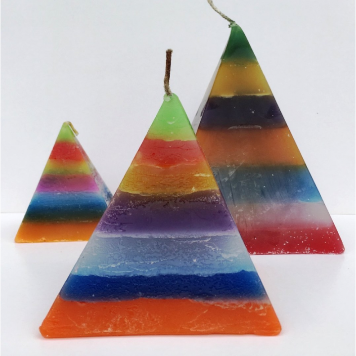 Vela Piramide 7 colori