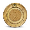 Suporte de incenso madeira - (pentagrama)