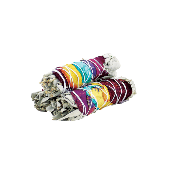 Torchio Salvia Bianca Colorato - Pulizia Completa 10cm