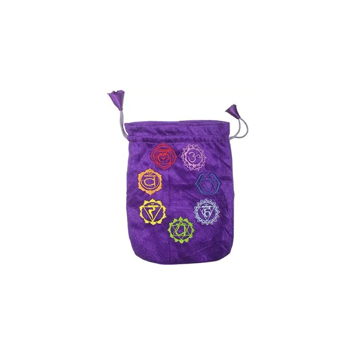 Bolsa Veludo - Chakras Roxo
