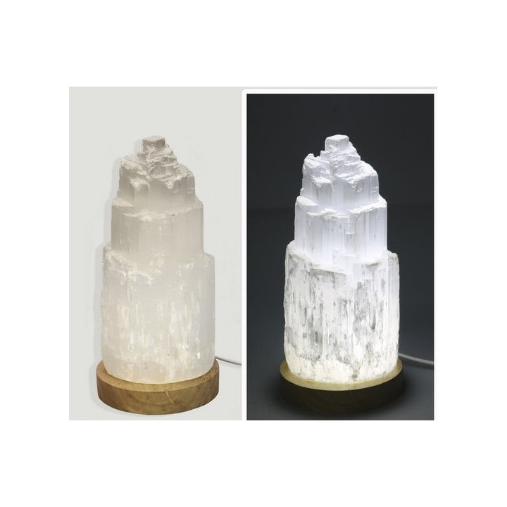 lampada di selenite 20/25cm