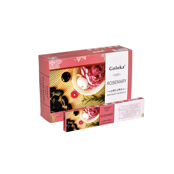 Incenso Aromaterapia Rosmarino - Goloka 15 Gr