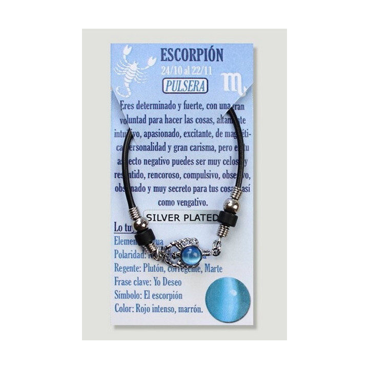 Bracciale Segno Scorpione - Argento