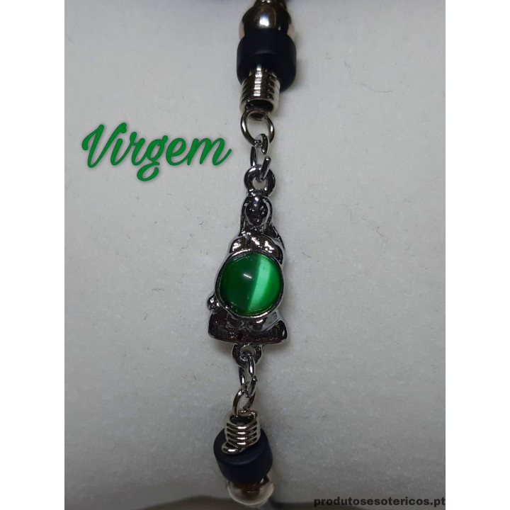 Pulseira Signo Virgem - Prateada