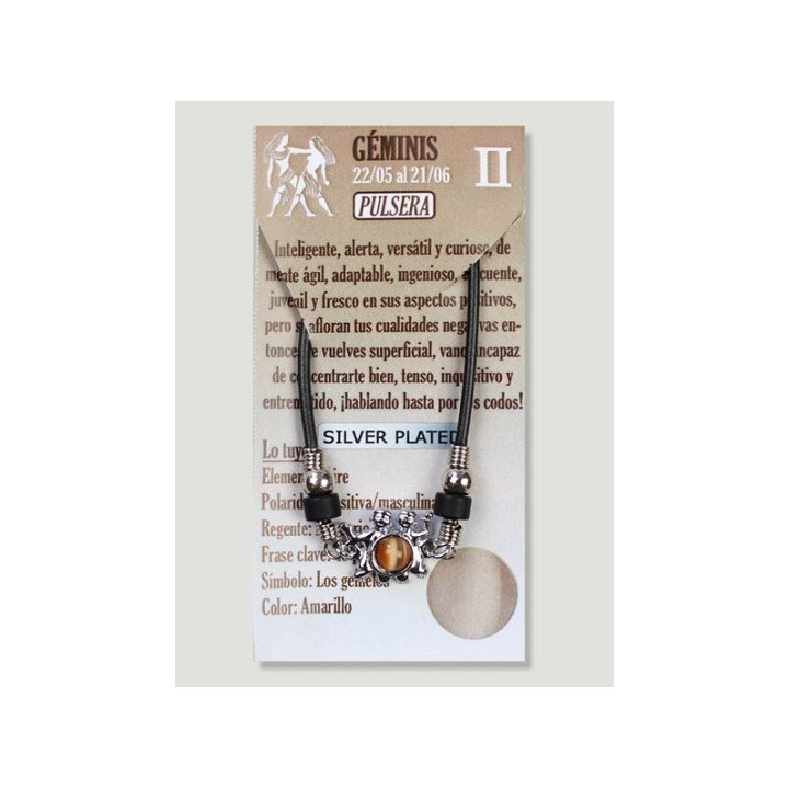 Bracciale Segno Gemelli - Argento