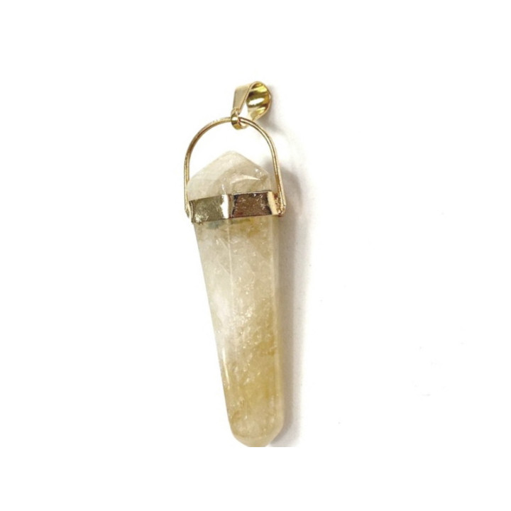 citrine pointe – pendentif