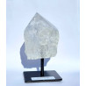 Quartzo Cristal Ponta - Base de Metal 13cm (A)