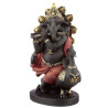 Ganesha e Pavão Real -  Resina 20cm