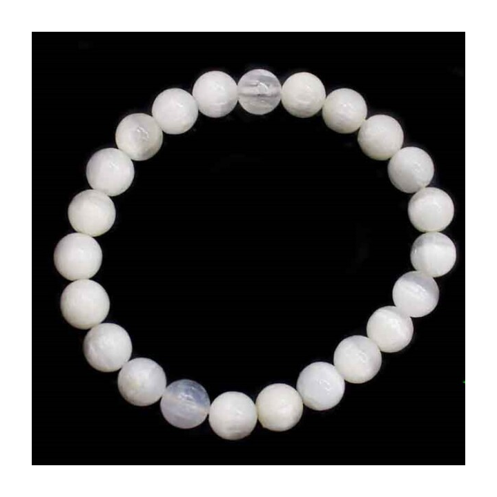 Bracciale Selenite - Sfere