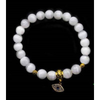 Bracciale Selenite con Pendentino (O)