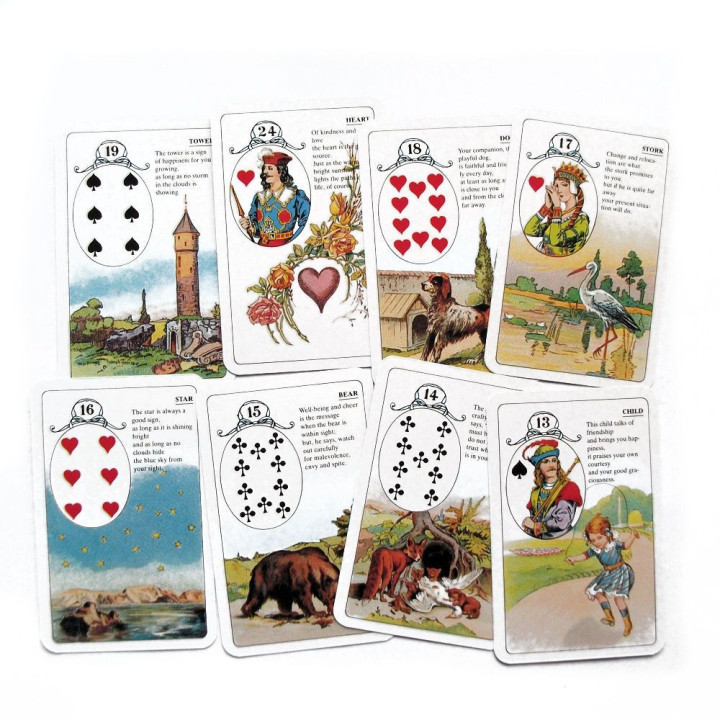 Mazzo Zingaro Madame Lenormand (Con Messaggi)