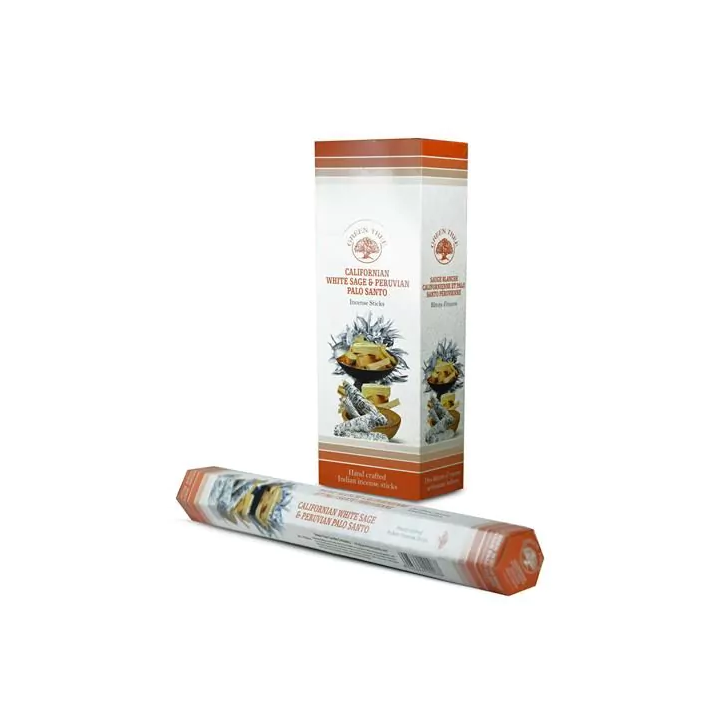 Incenso Salvia Bianca e Palo Santo - 20Gr