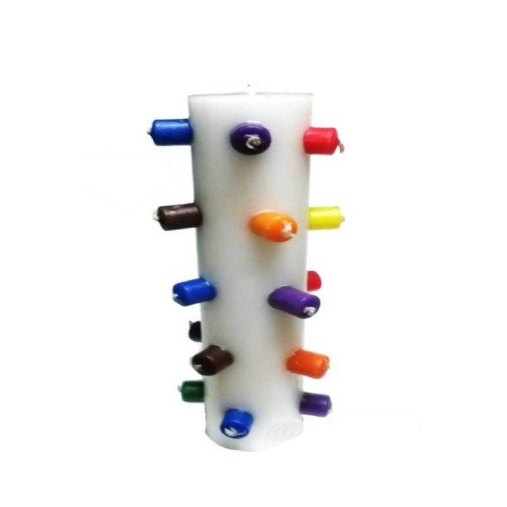 velone di 21 magie bianco – scarico completo - candela