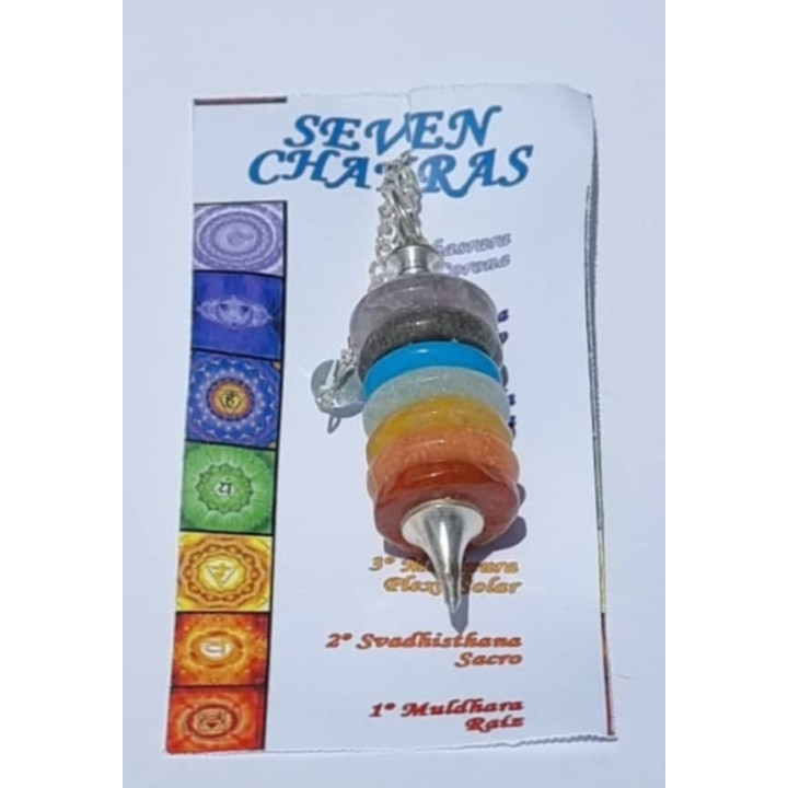 pendolo 7 chakra – anelli