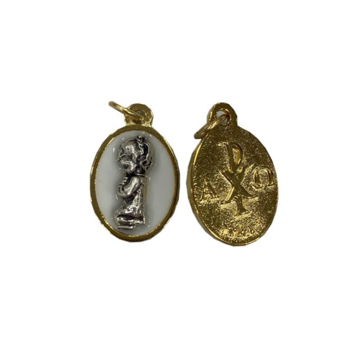 MEDAGLIA RAGAZZA IN PREghIERA