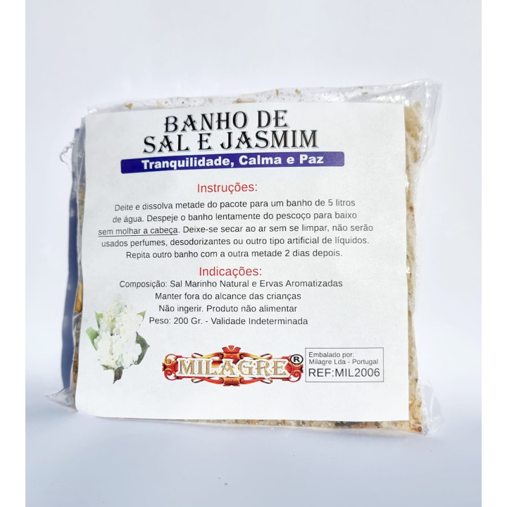 bagno di sale e gelsomino