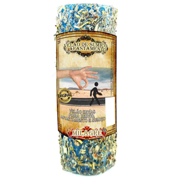 Vela Sumiço y Afastamiento - vela de hierbas