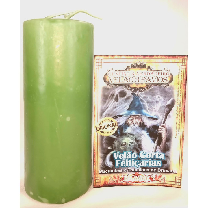candela a tre fiamme – taglia stregoneria