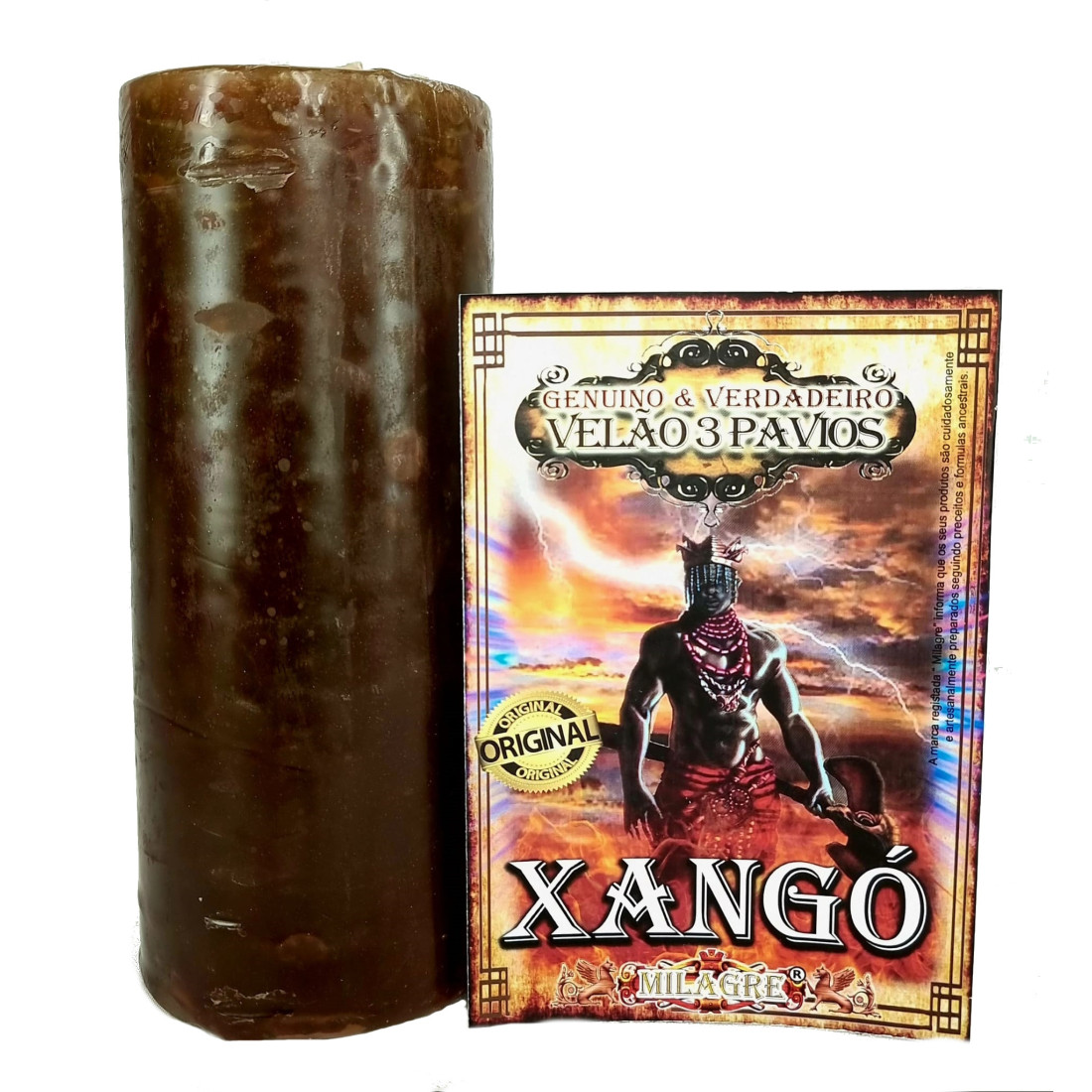 vela de 3 pavios orixá – xangó