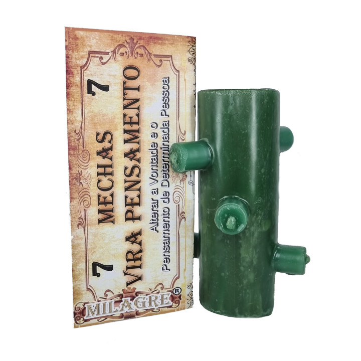 velão 7 mèches vira pensée - bougie