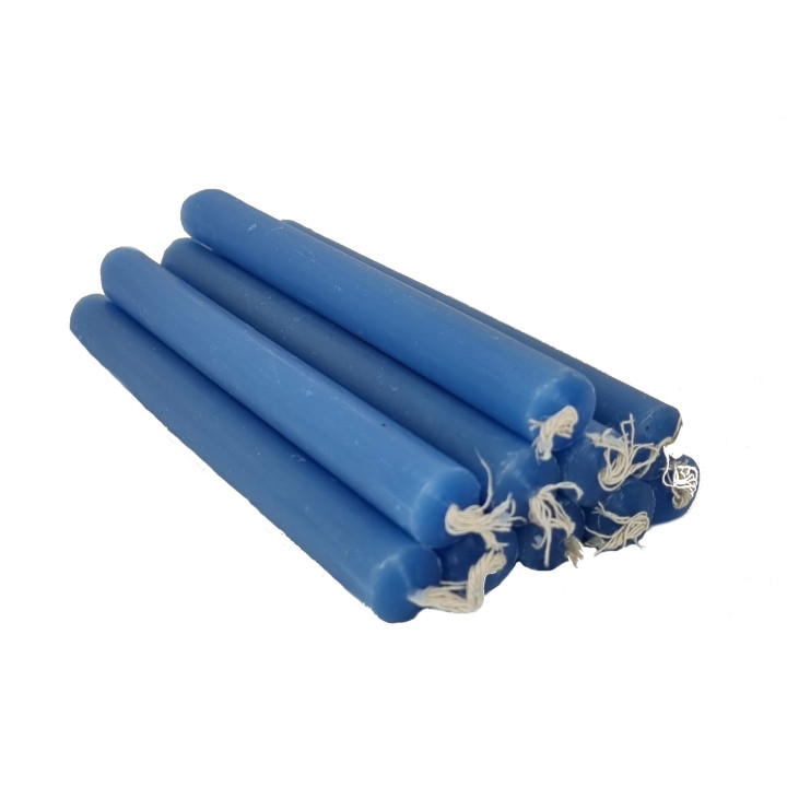 10 candele azzurre chiaro (15×15)
