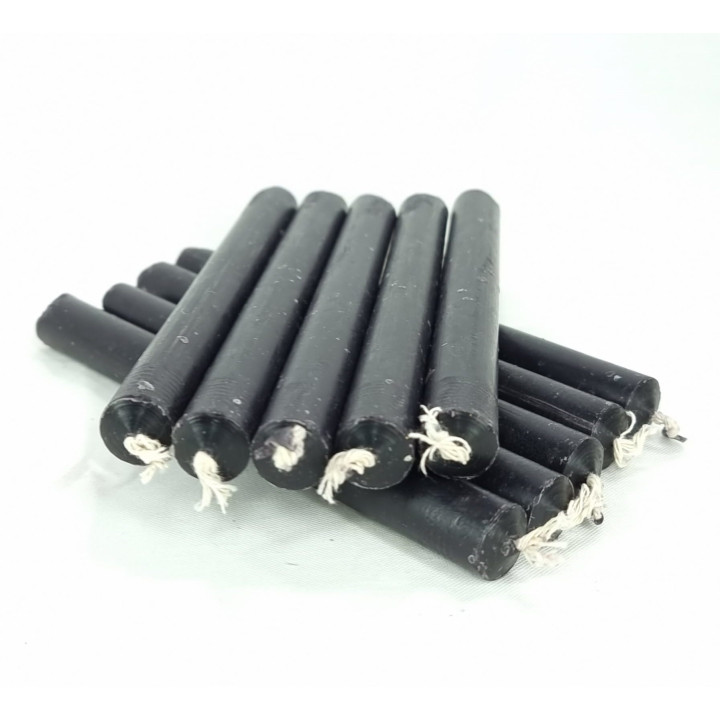 10 candele nere (15×15)